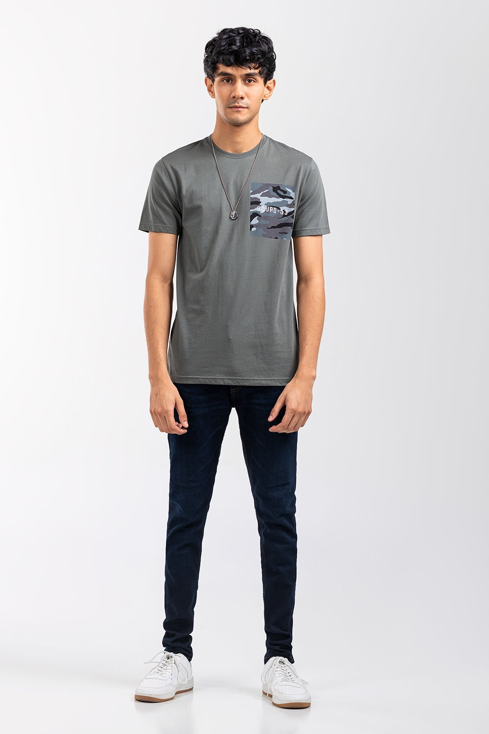 Grey Graphic Tee JGP-URB-D255-01
