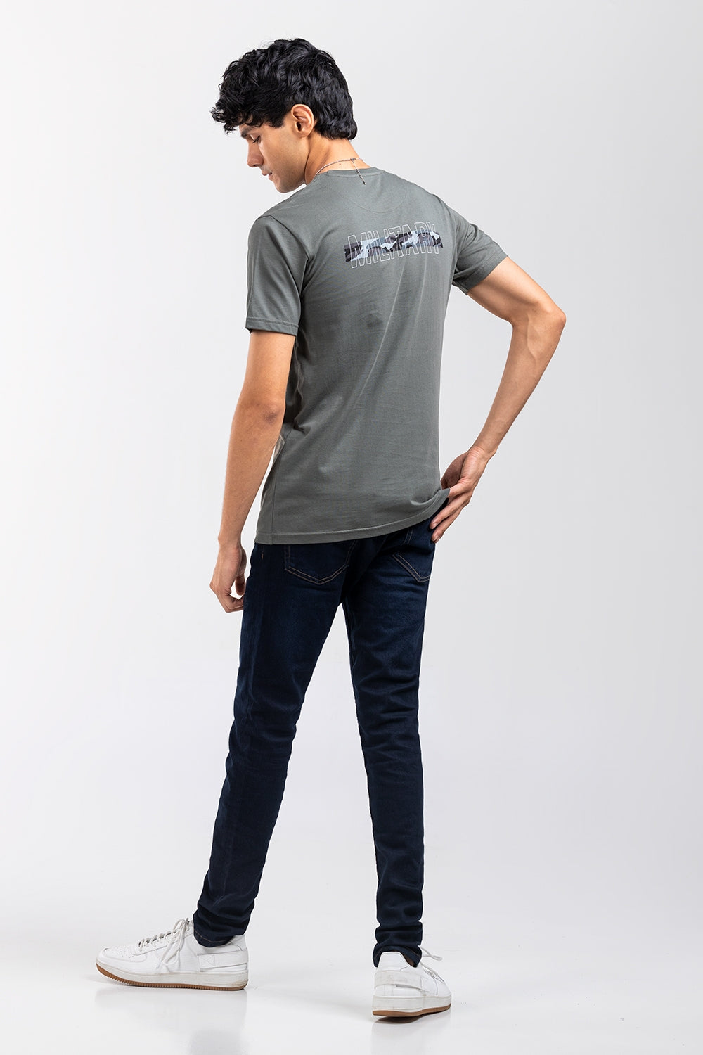 Grey Graphic Tee JGP-URB-D255-01