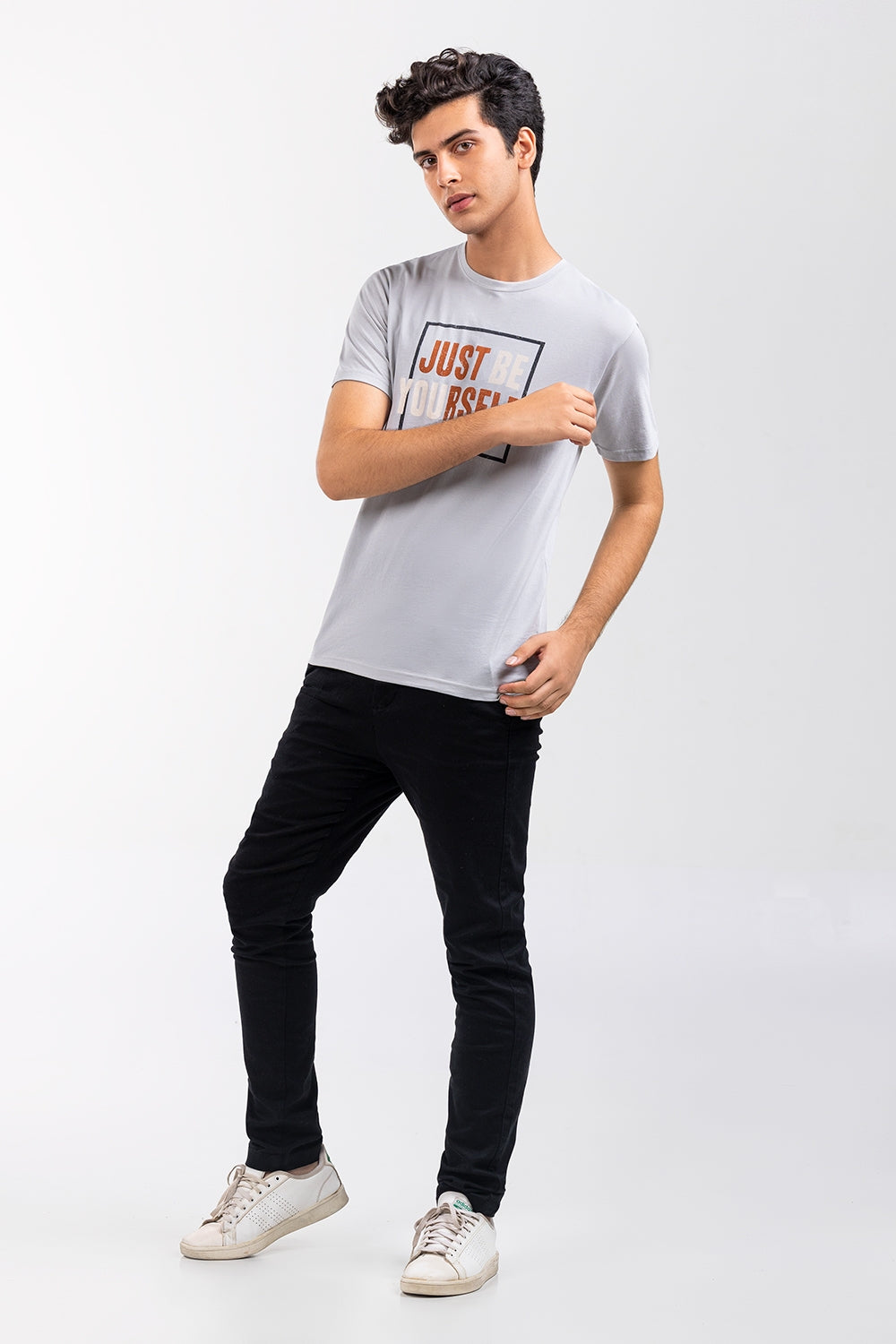 Grey Graphic Tee JGP-URB-D256-02