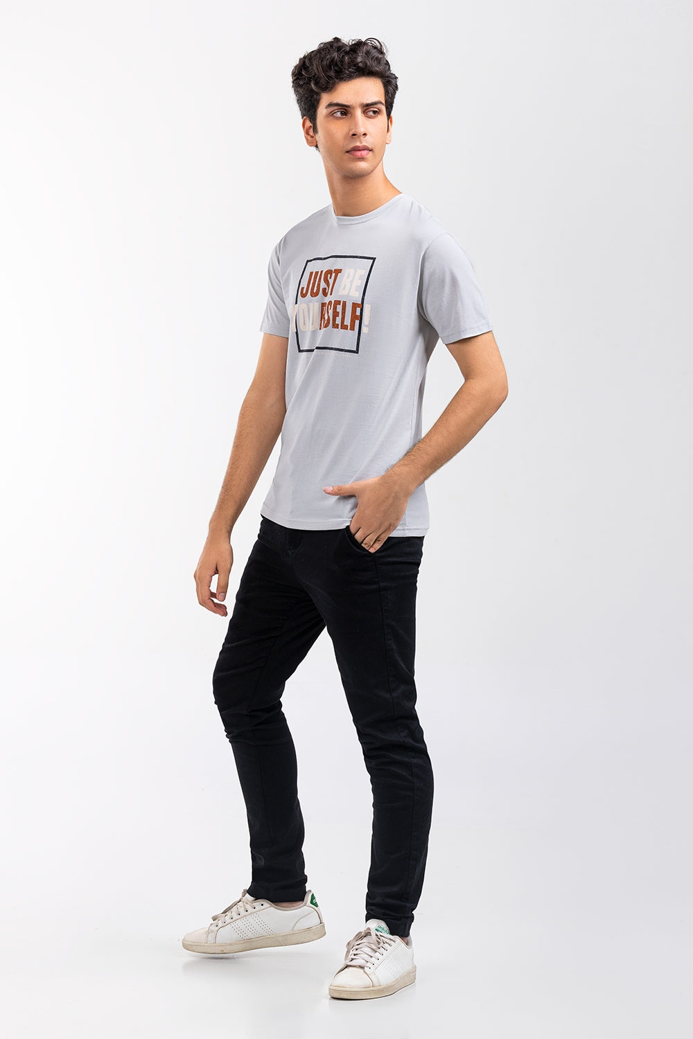 Grey Graphic Tee JGP-URB-D256-02