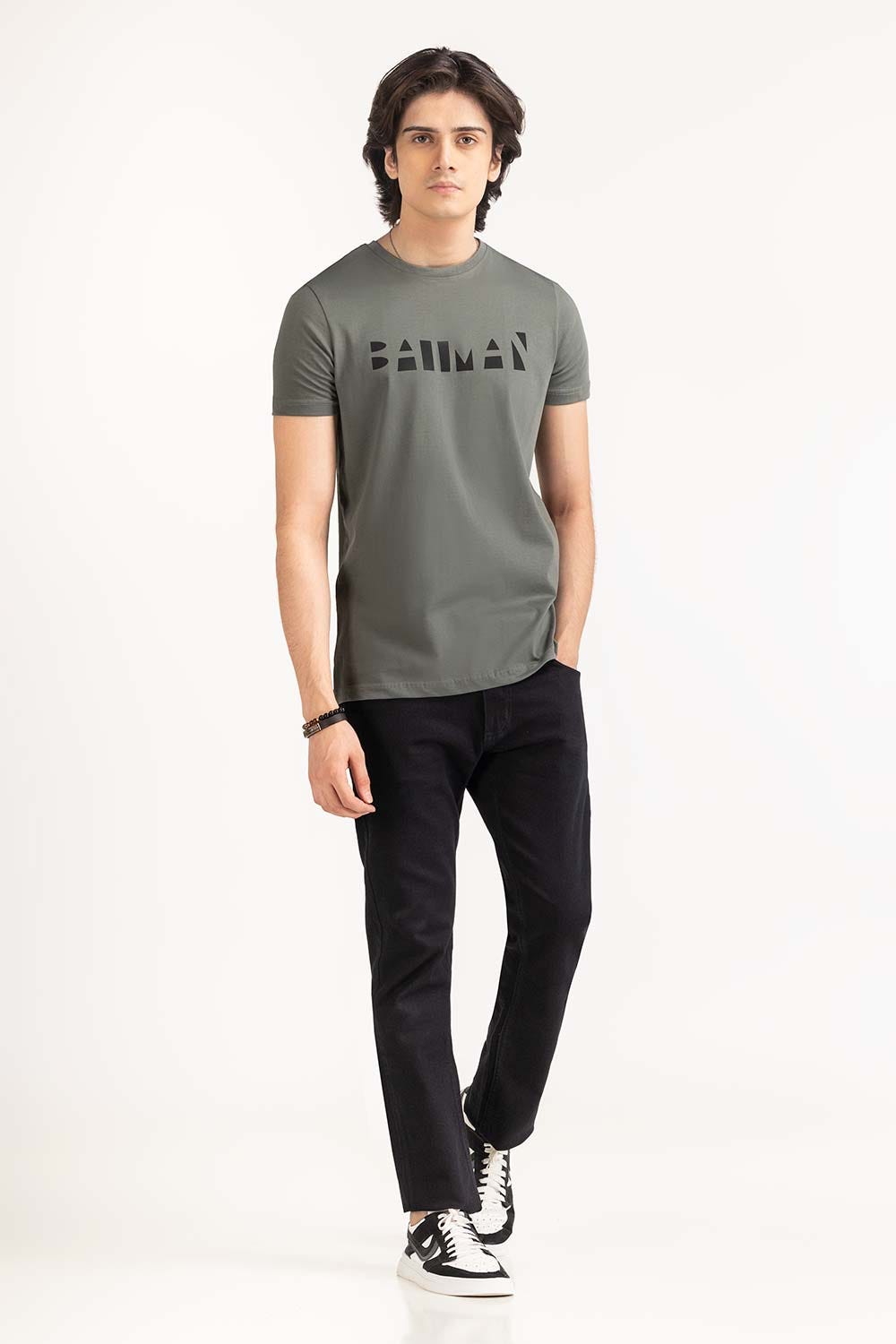 Grey Graphic Tee TS-CNSJ23-218