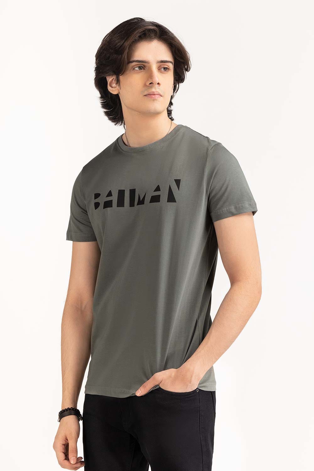 Grey Graphic Tee TS-CNSJ23-218