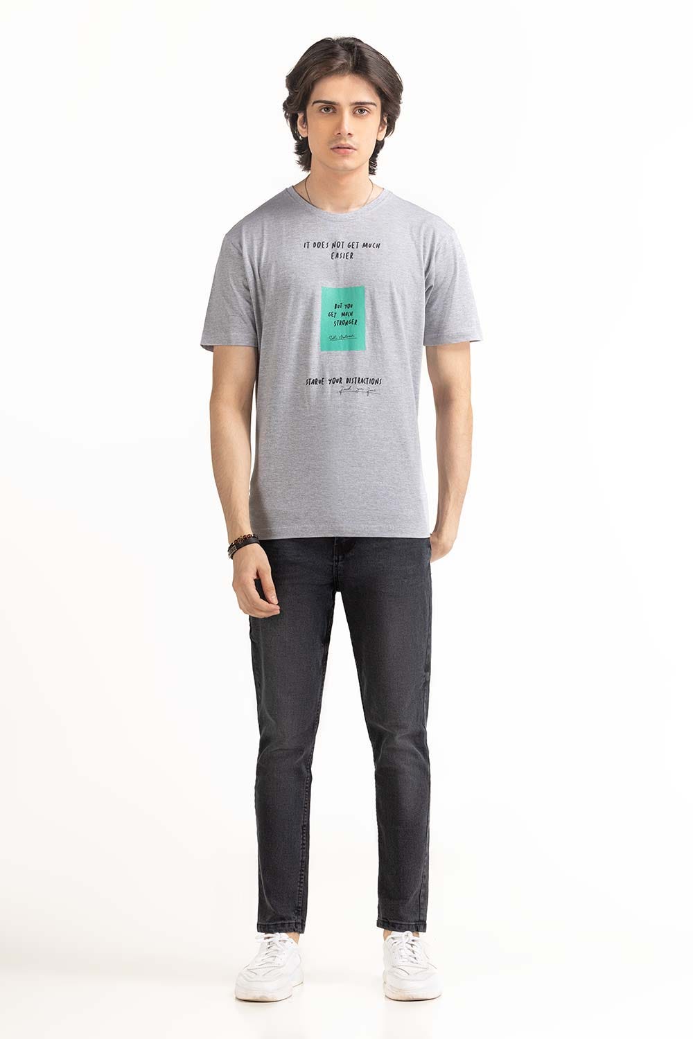 Grey Graphic Tee TS-CNSJ23-220