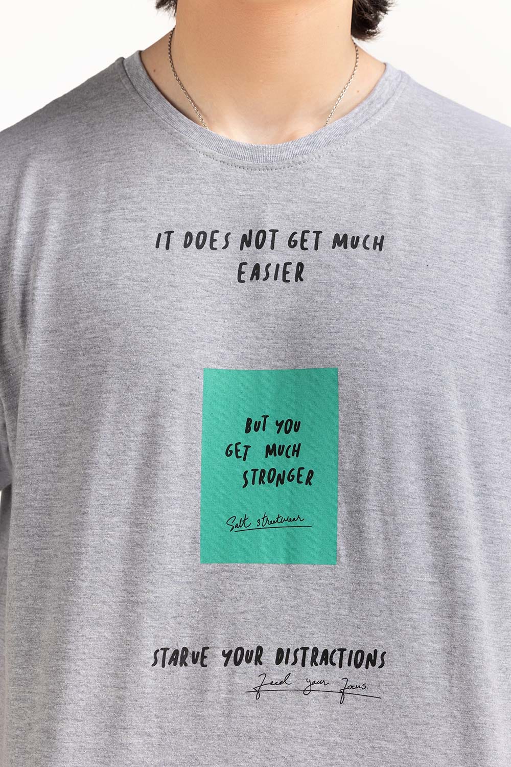 Grey Graphic Tee TS-CNSJ23-220