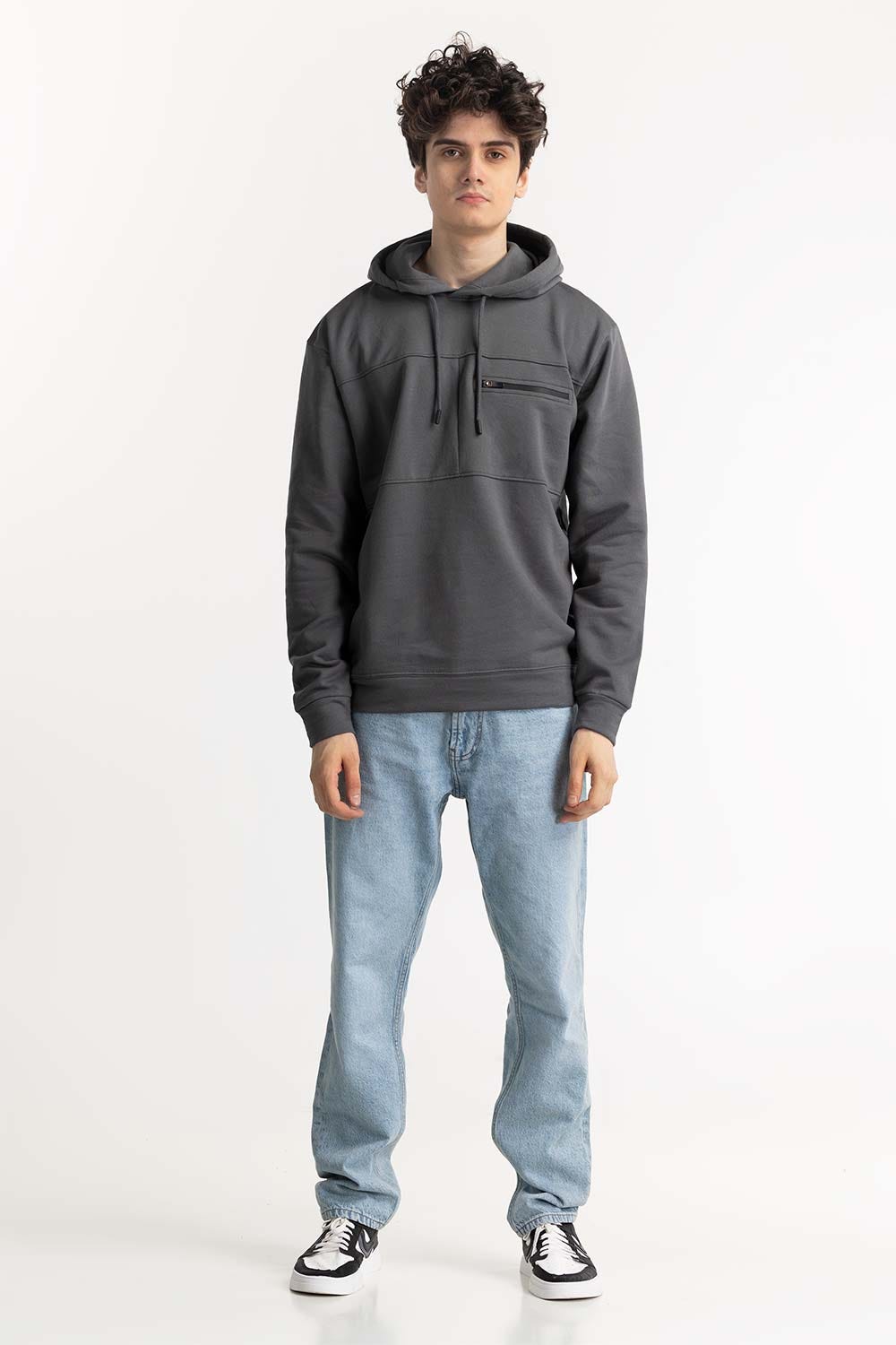Grey Hoodie 224-112-003 B