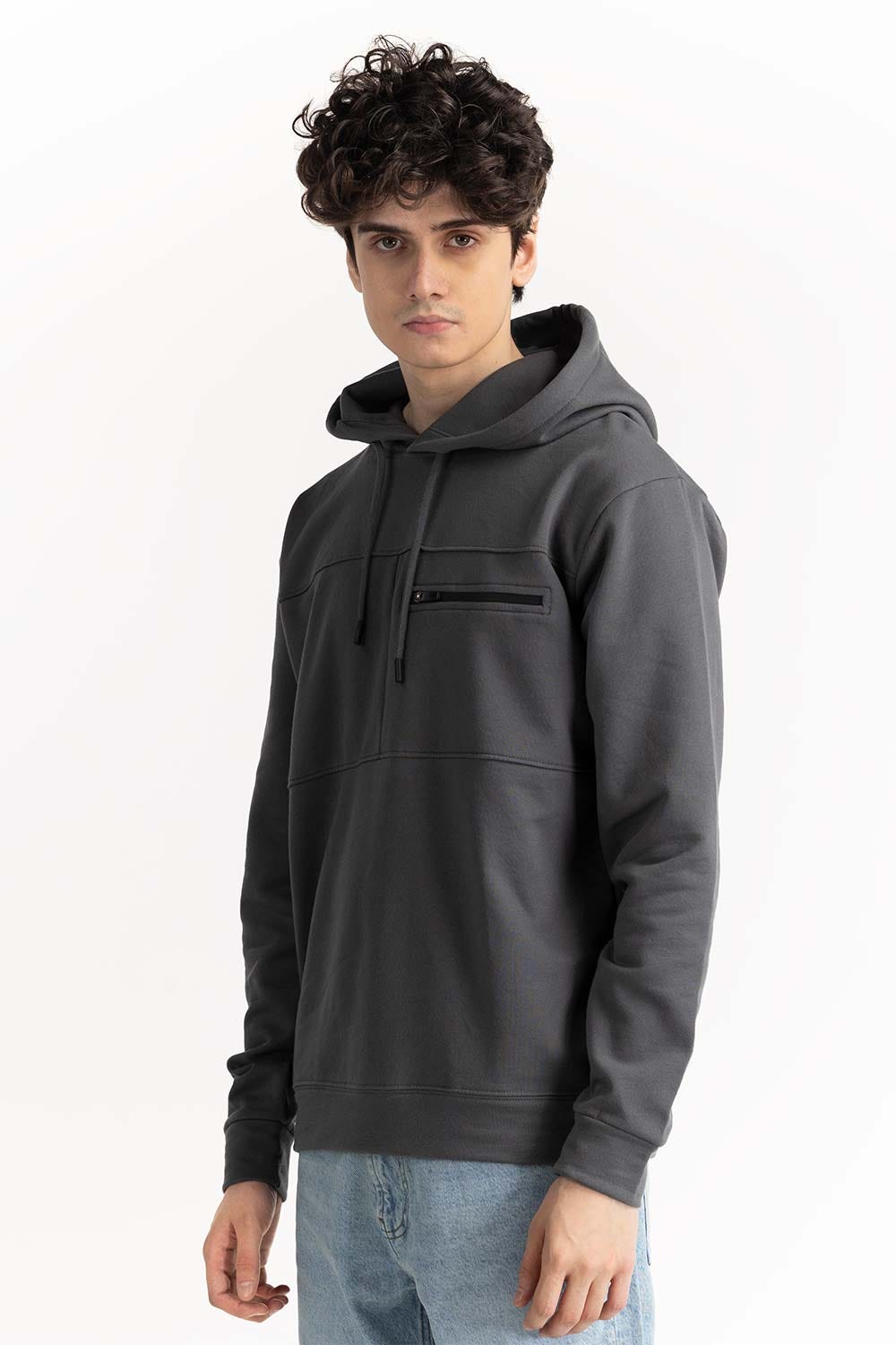 Grey Hoodie 224-112-003 B