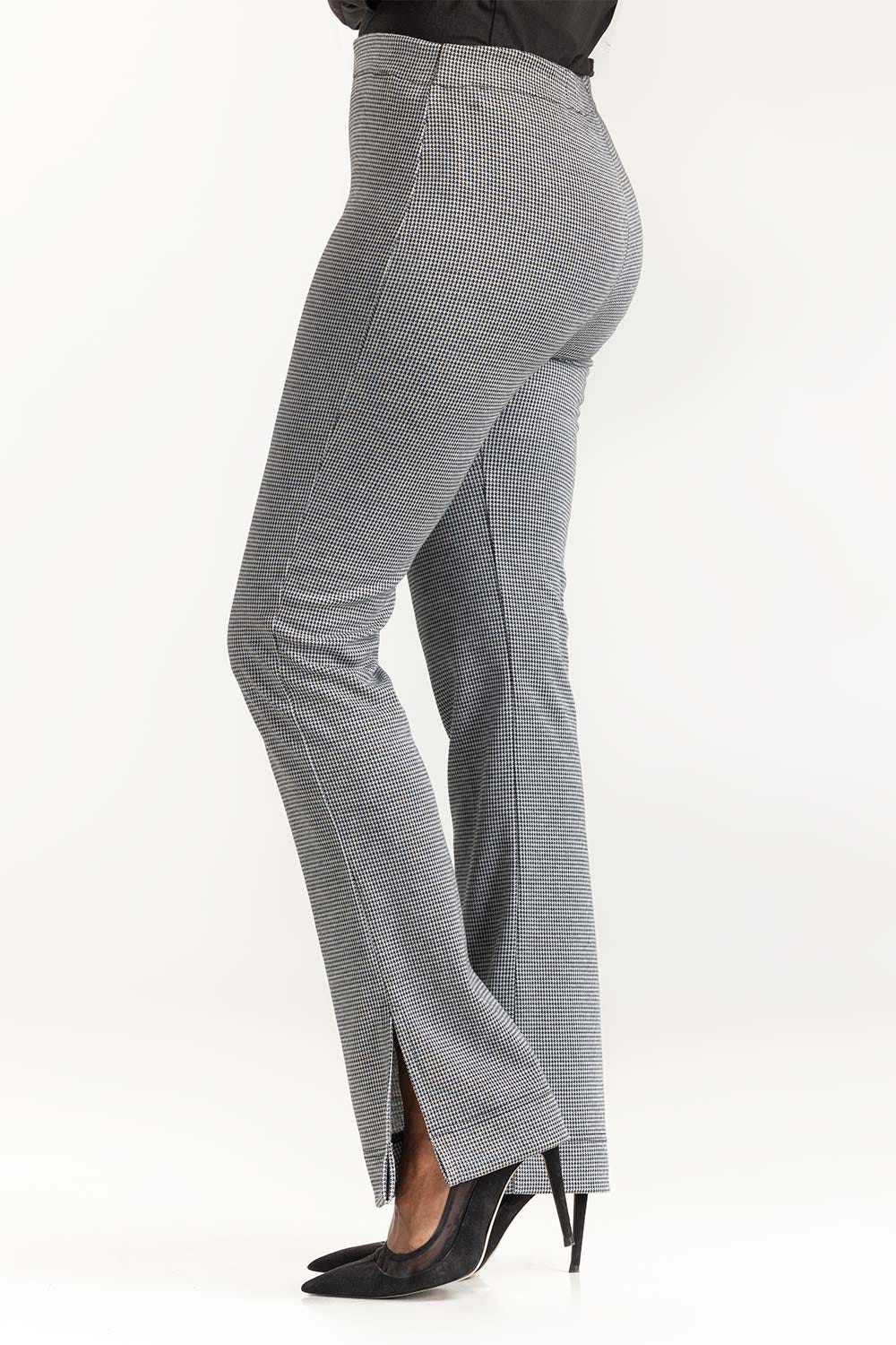 Grey Houndstooth Formal Pant 224-220-002