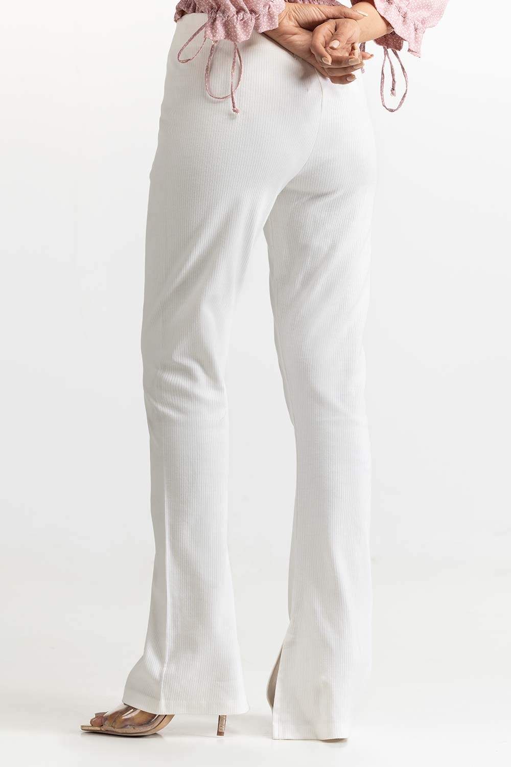 Grey Knit Trouser 231-220-012 B