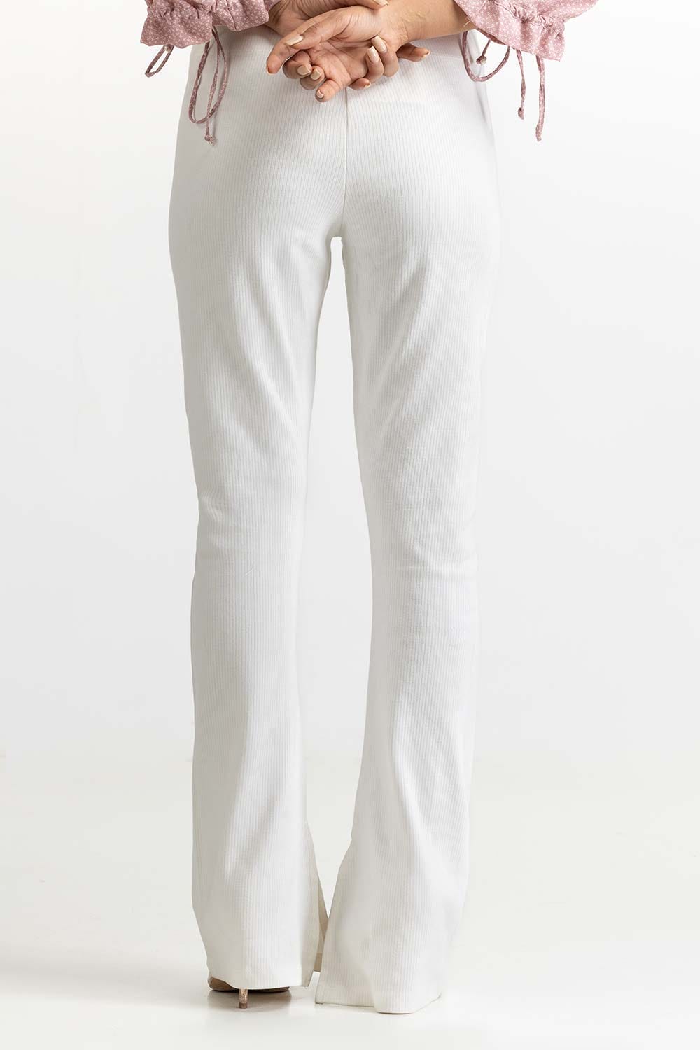 Grey Knit Trouser 231-220-012 B