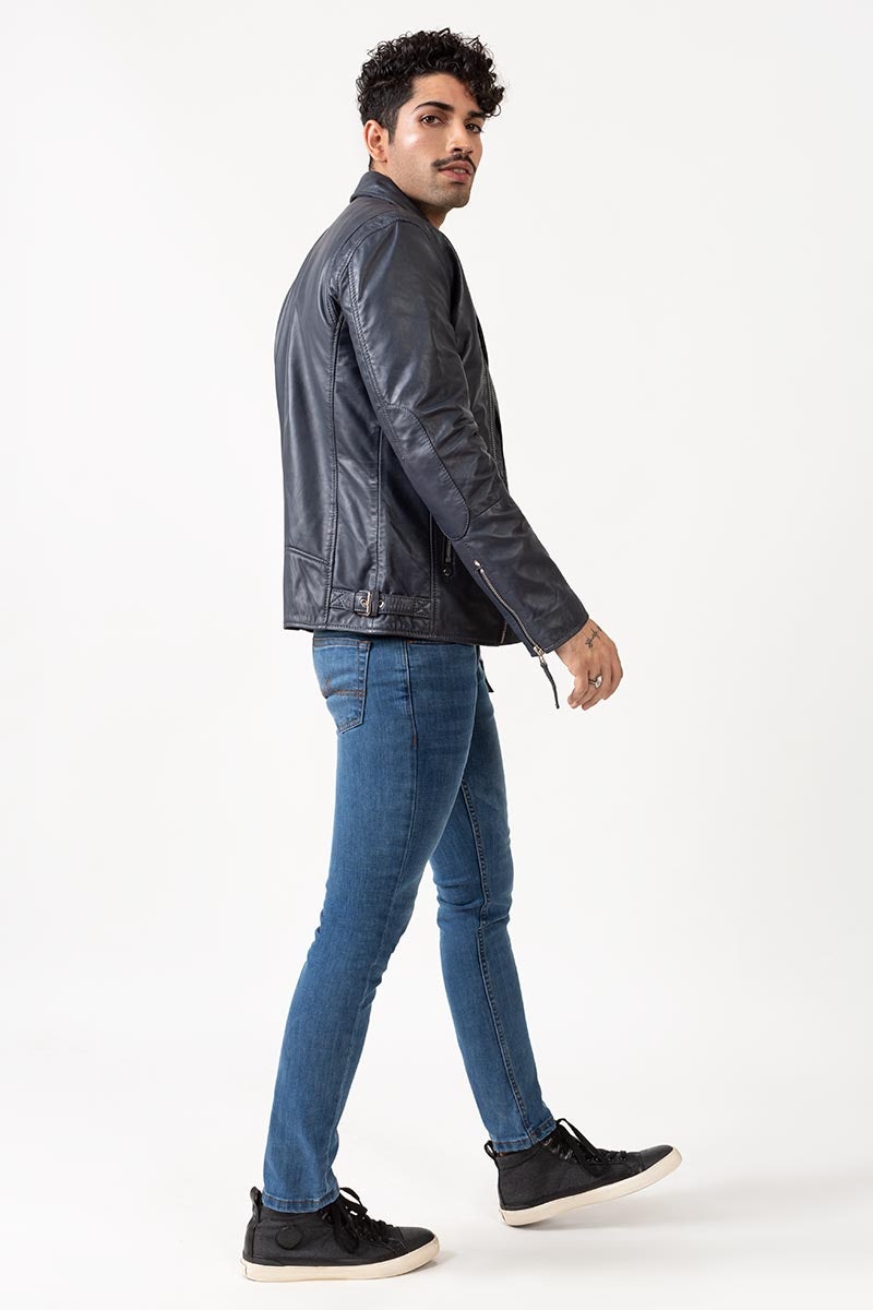 Grey Jacket - JKT-LETH-D09-01