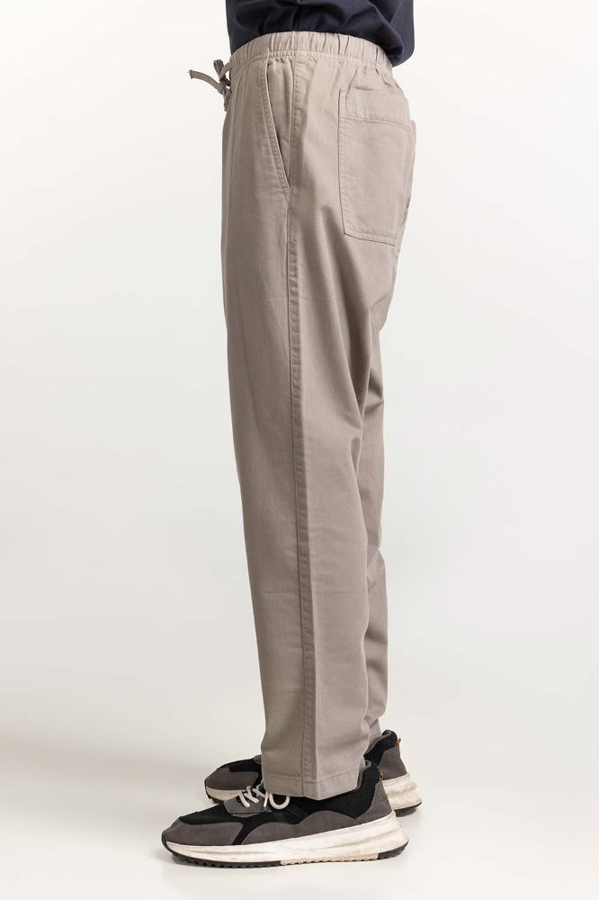 Grey Non Denim Trouser MN-TRKH- WV23-003 B
