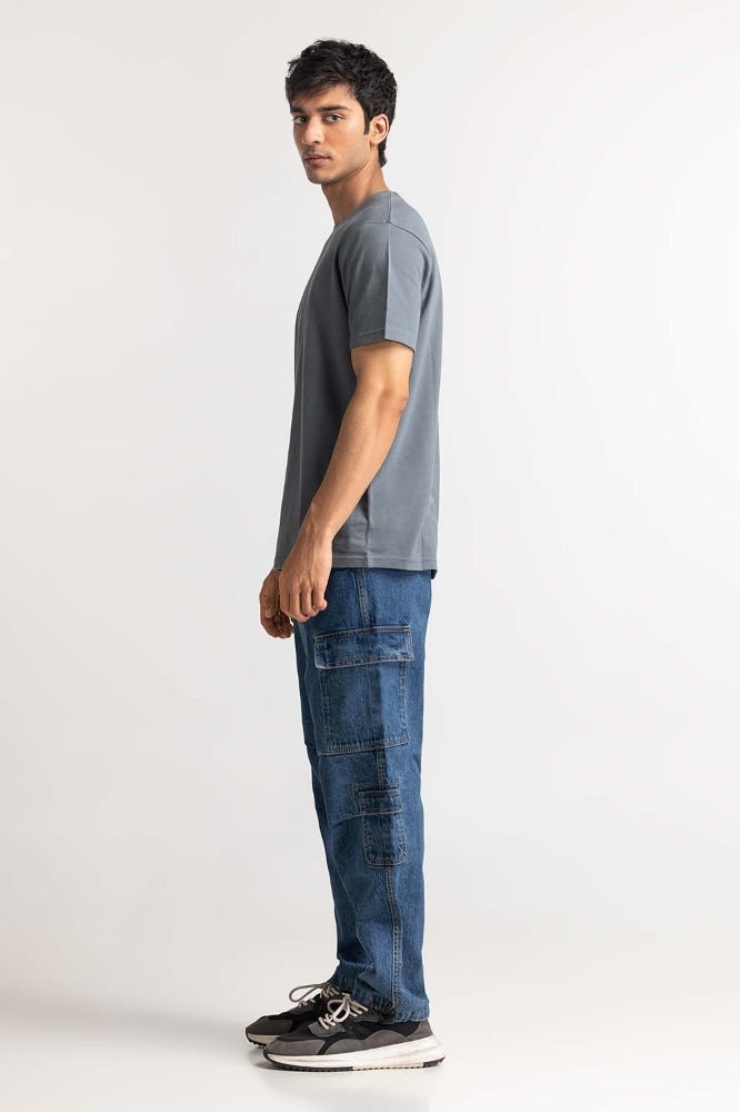 Grey Pique Tee TS-CNPK24-064