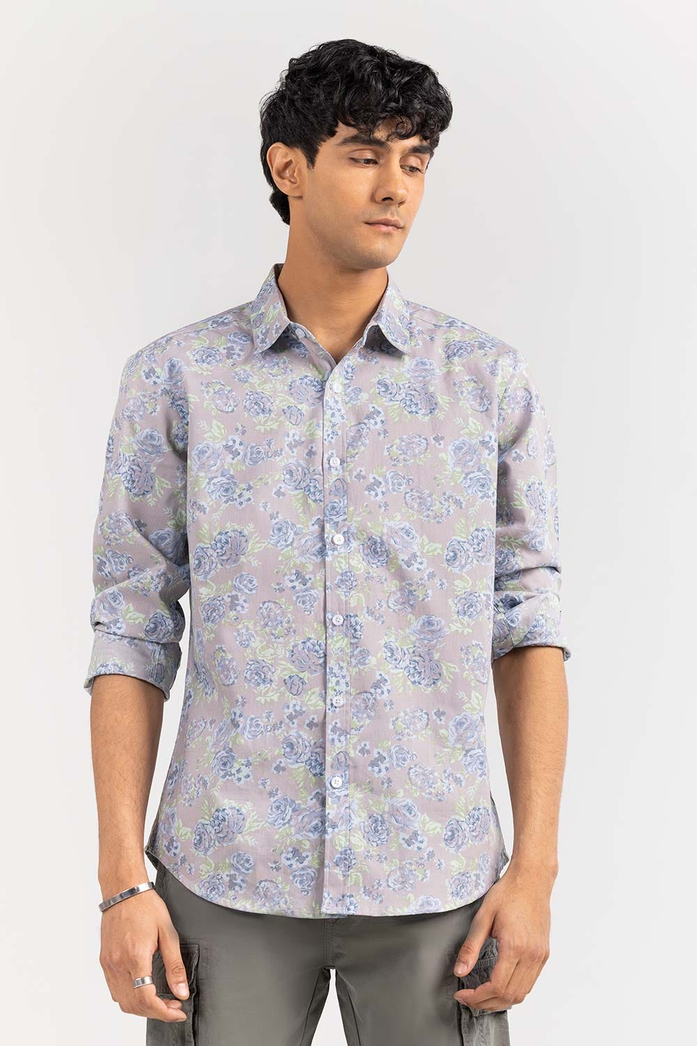 White Printed Casual Shirt CS-YD22-005