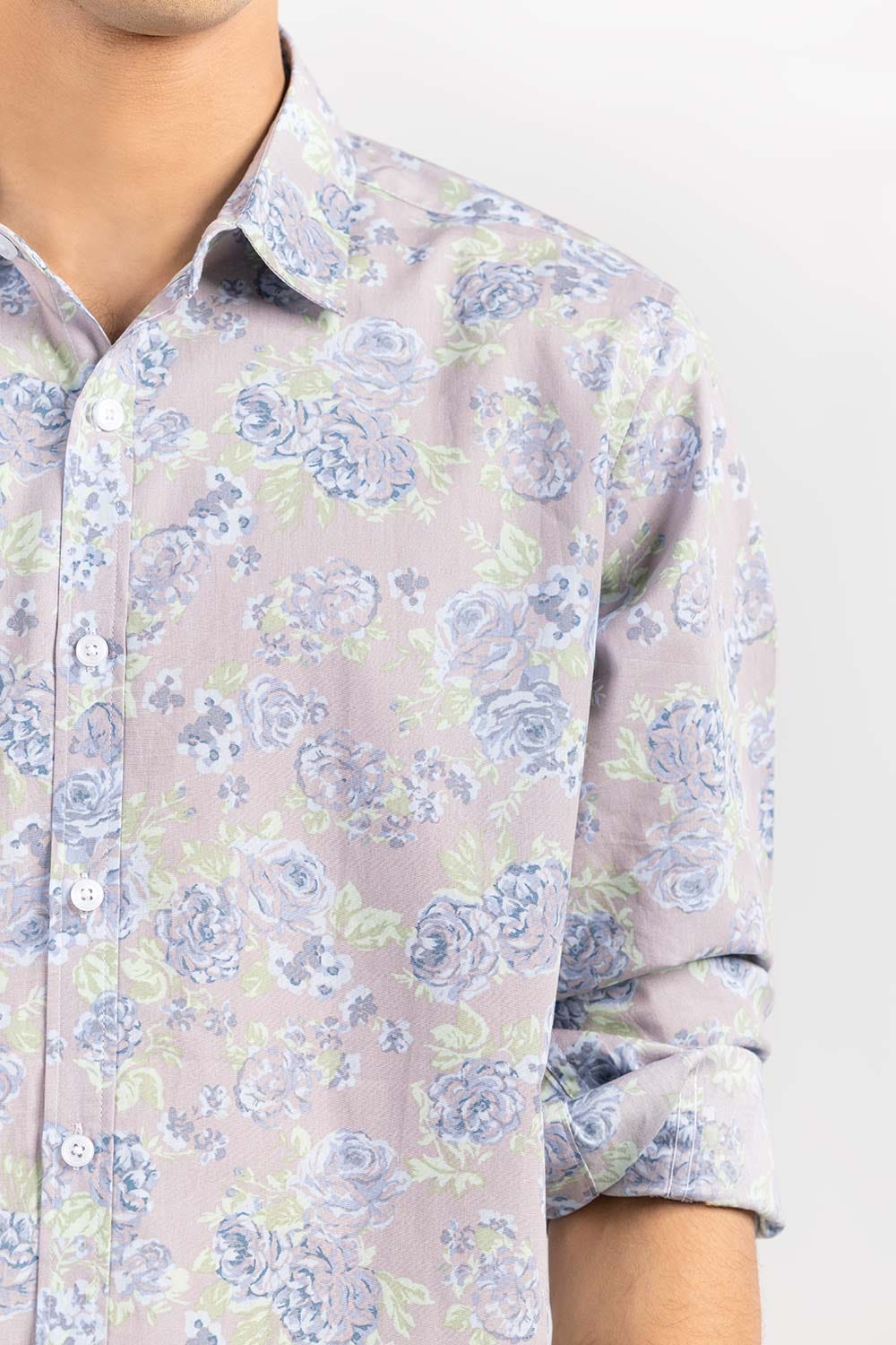 White Printed Casual Shirt CS-YD22-005
