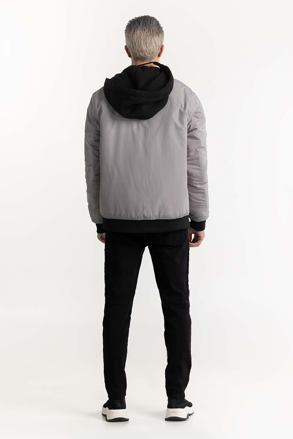 Grey Puffer Jacket  224-110-014