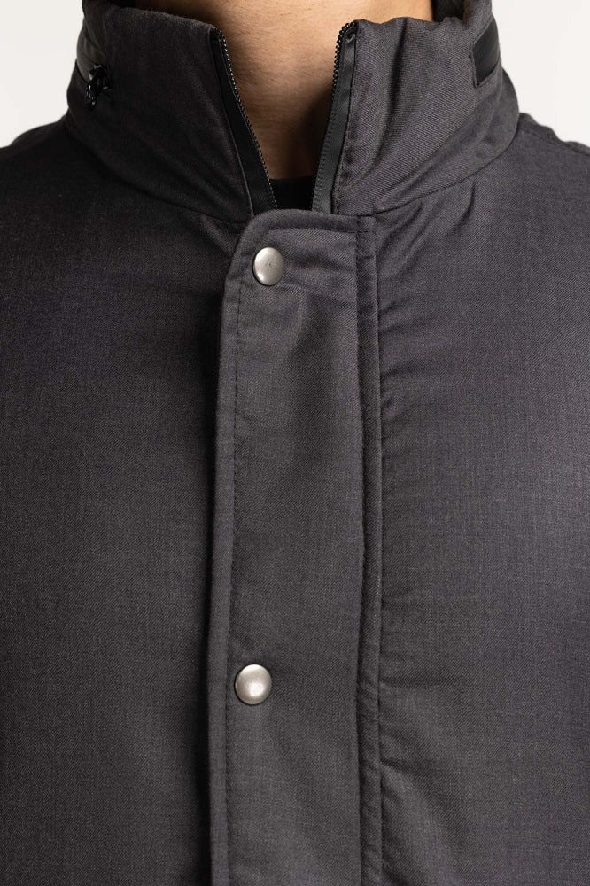 Grey Puffer Jacket MN-JKT-WS23-001