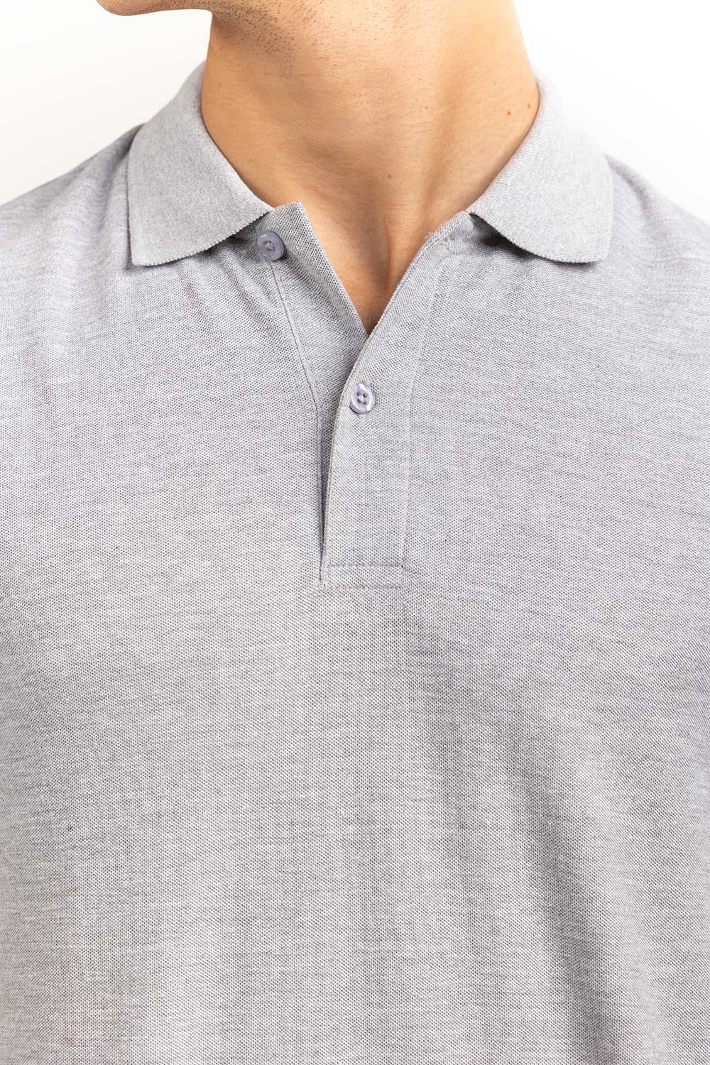 Grey  Signature Polo PKP-SB-146