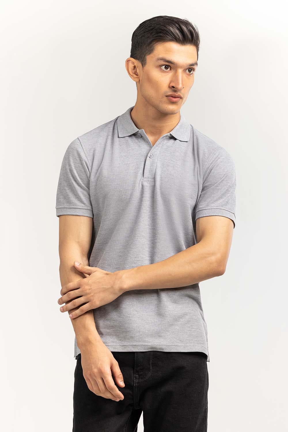 Grey  Signature Polo PKP-SB-146