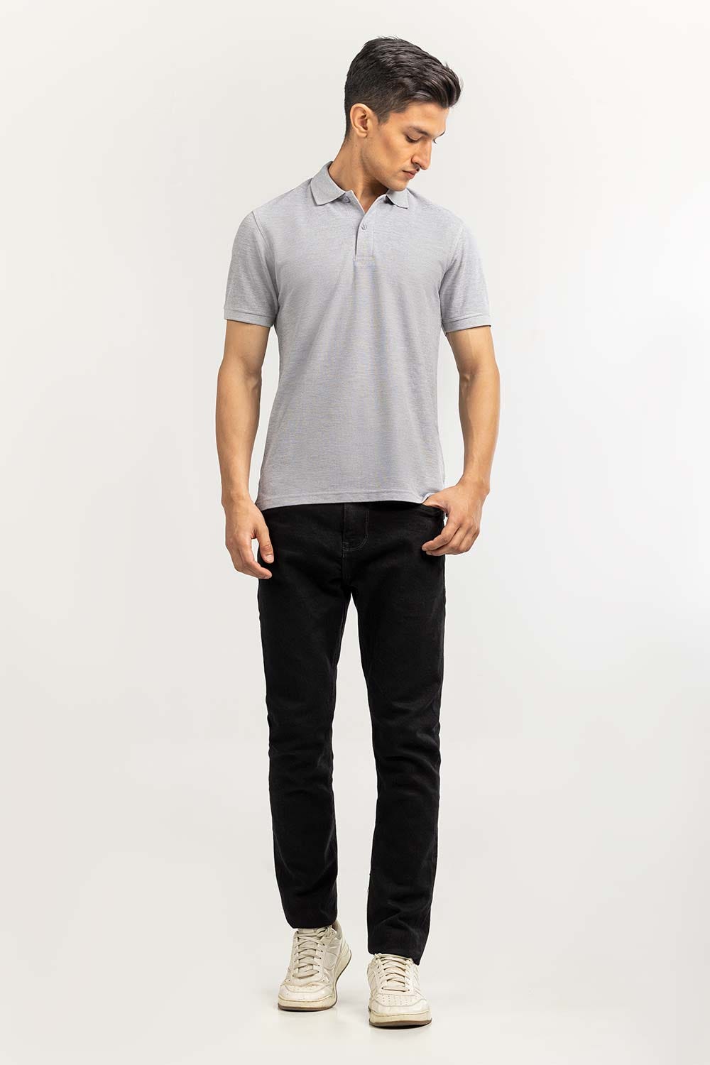 Grey  Signature Polo PKP-SB-146