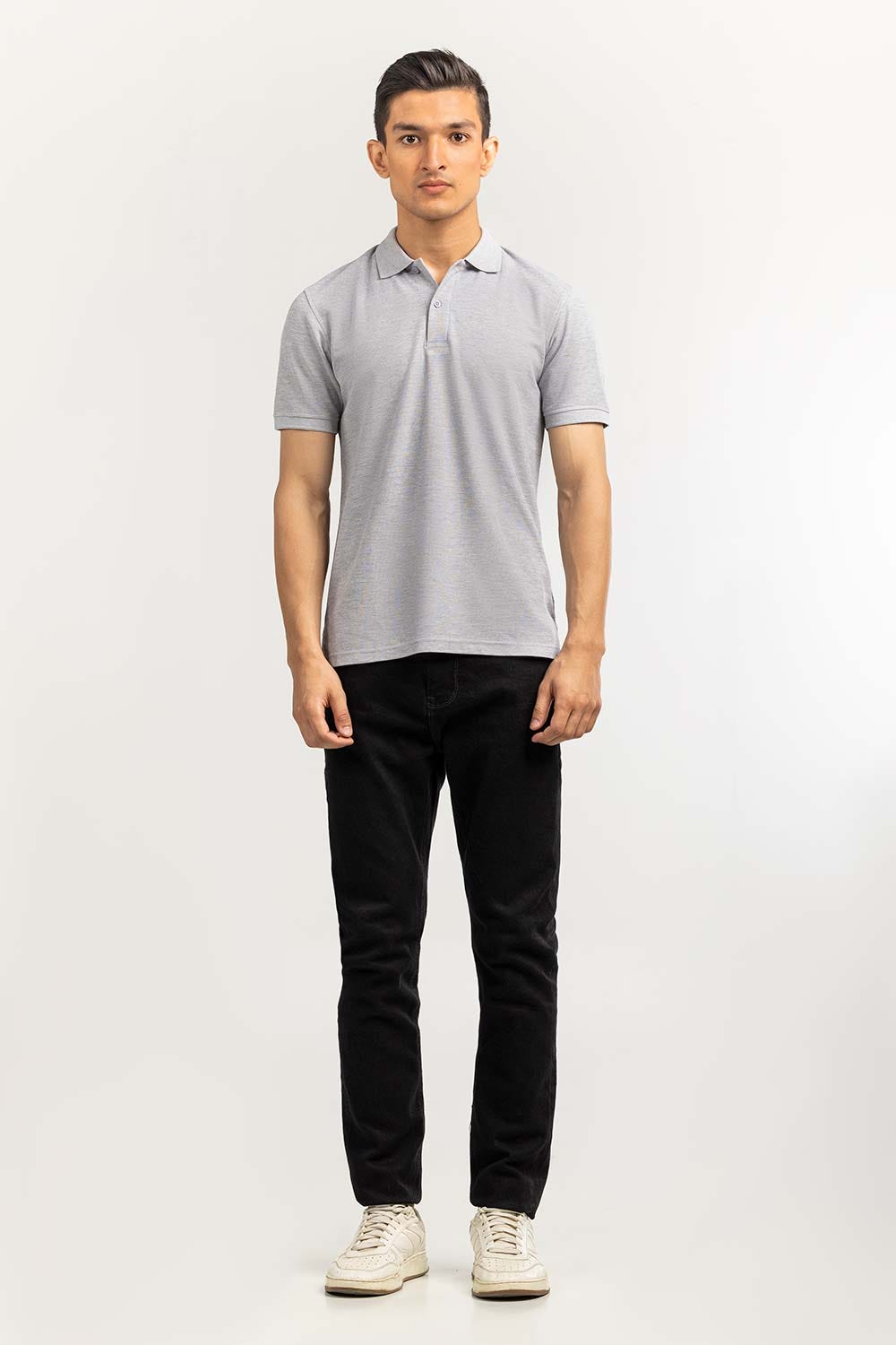 Grey  Signature Polo PKP-SB-146