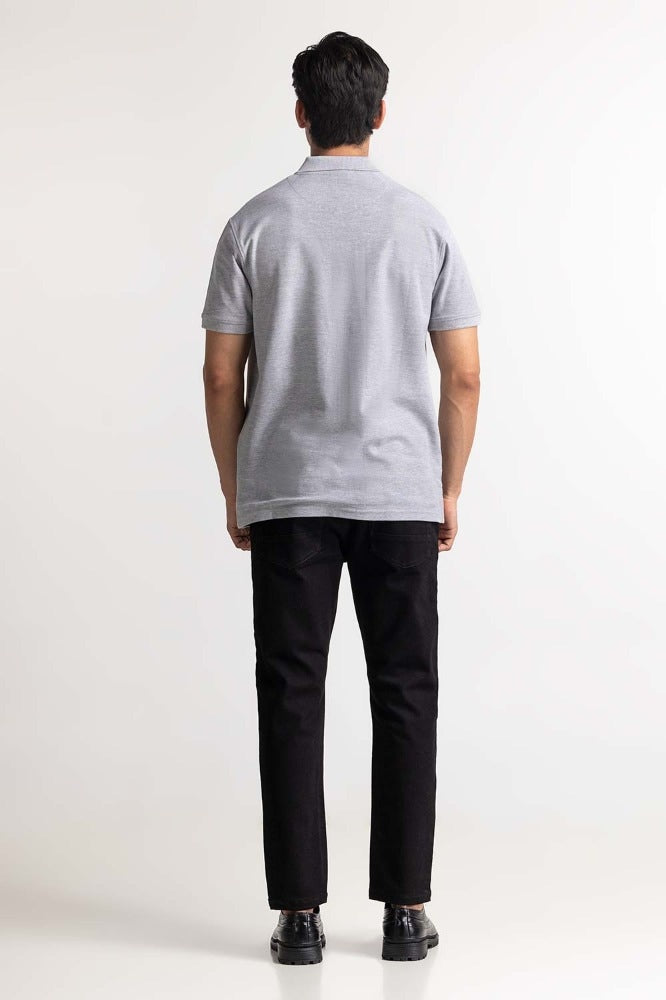 Grey Signature Polo PS-SIGPK24-007