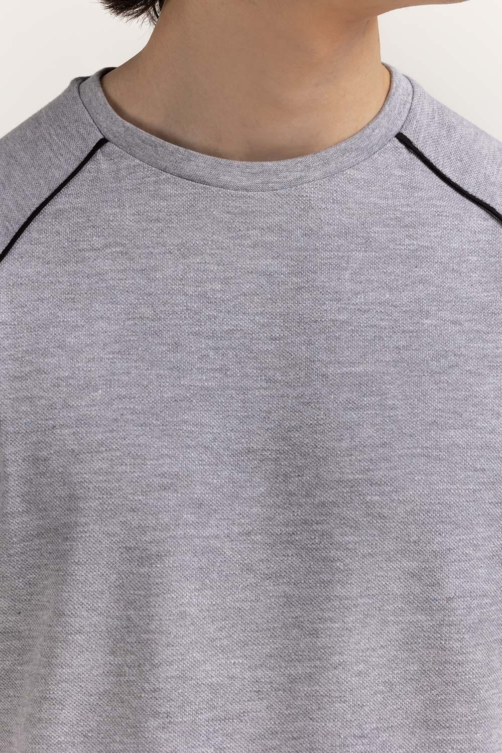 Grey Sports Tee TS-CNPK23-259