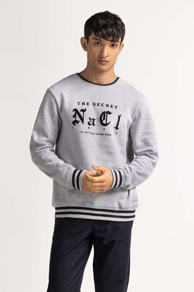 Grey SweatShirt MN-SWS-WS23-016
