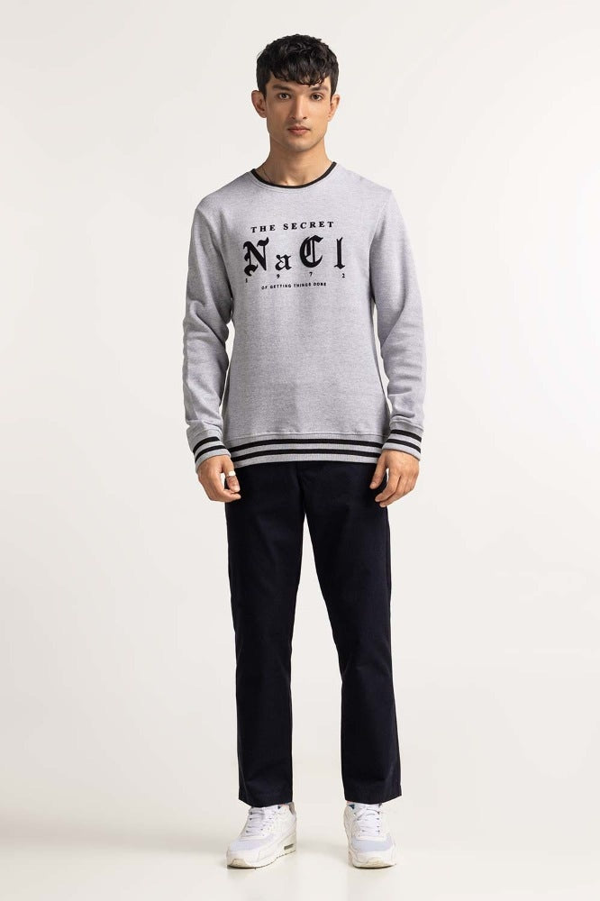 Grey SweatShirt MN-SWS-WS23-016