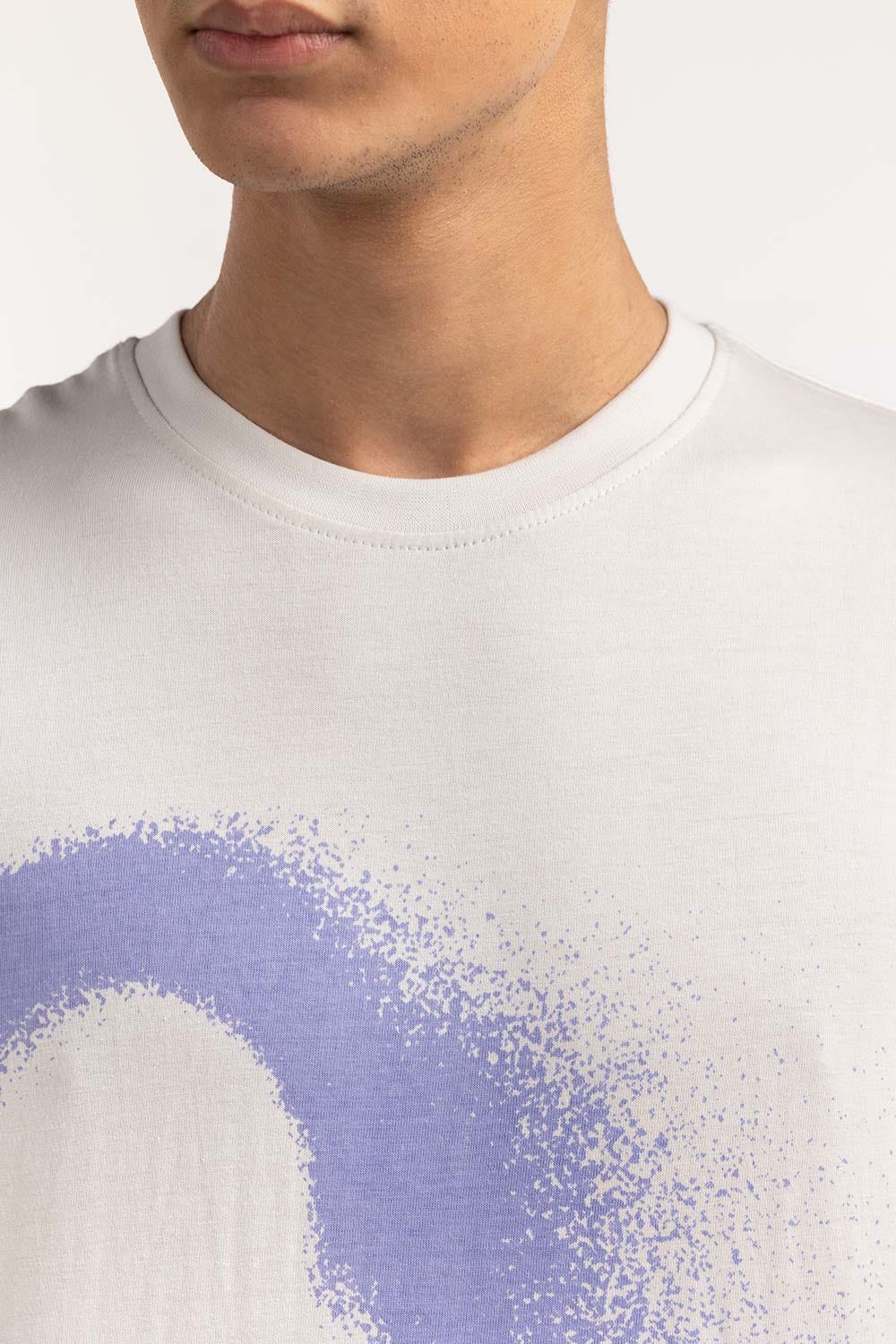 Grey Printed T-Shirt 224-113-027