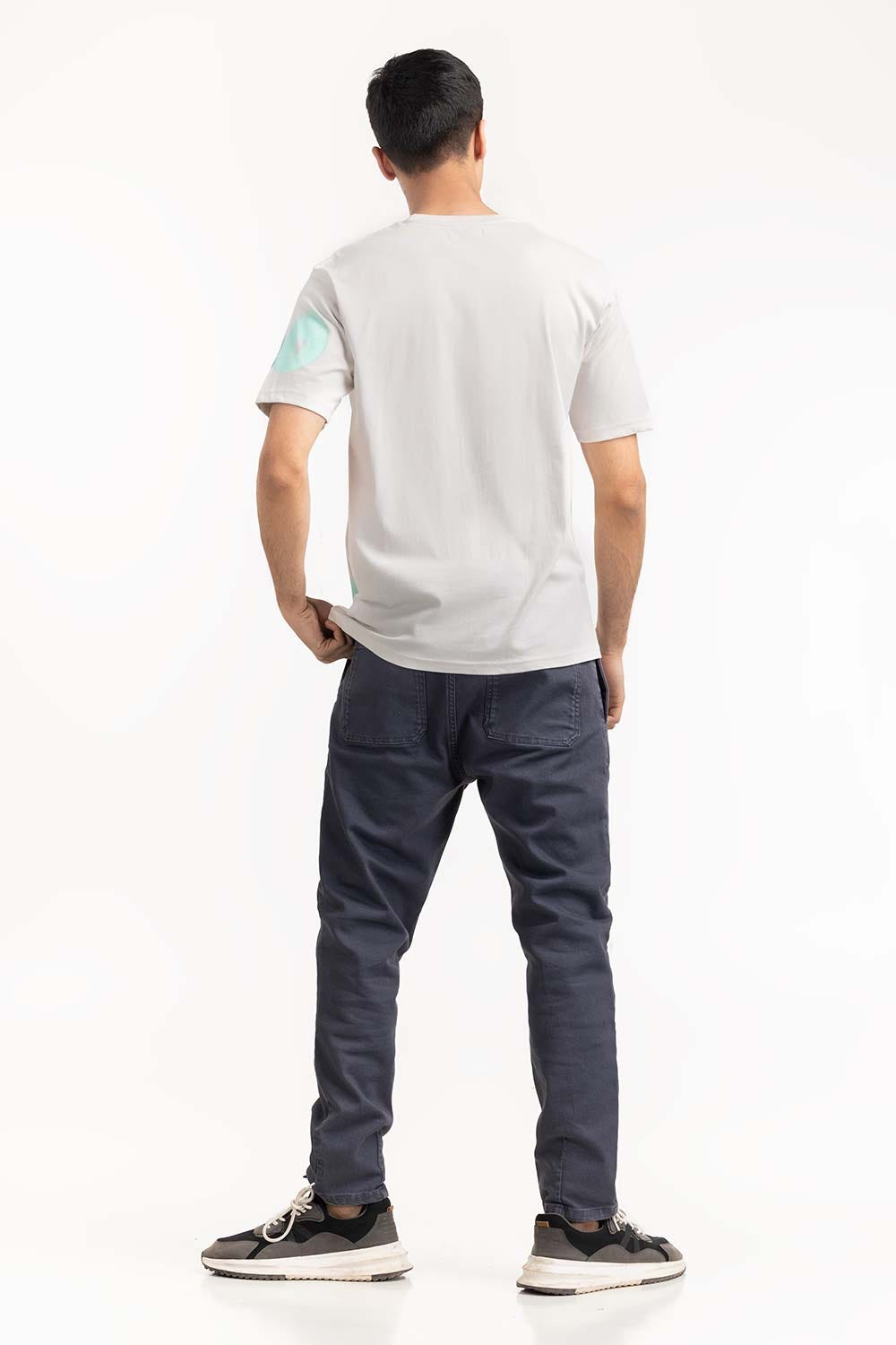 Grey Printed T-Shirt 224-113-027