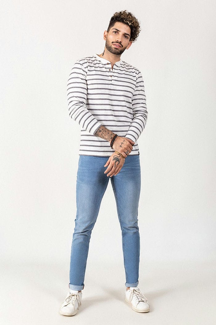 Grey Fashion T-Shirt FS-HEN-YD-D01-01