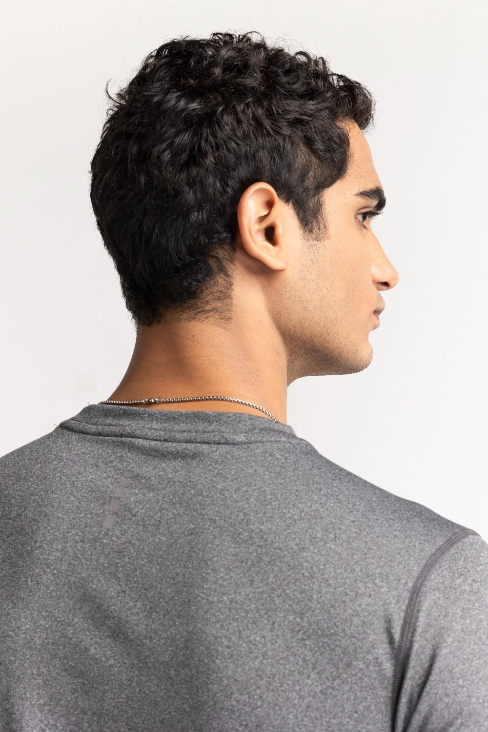 Grey Textured Tee AW-TS24-007