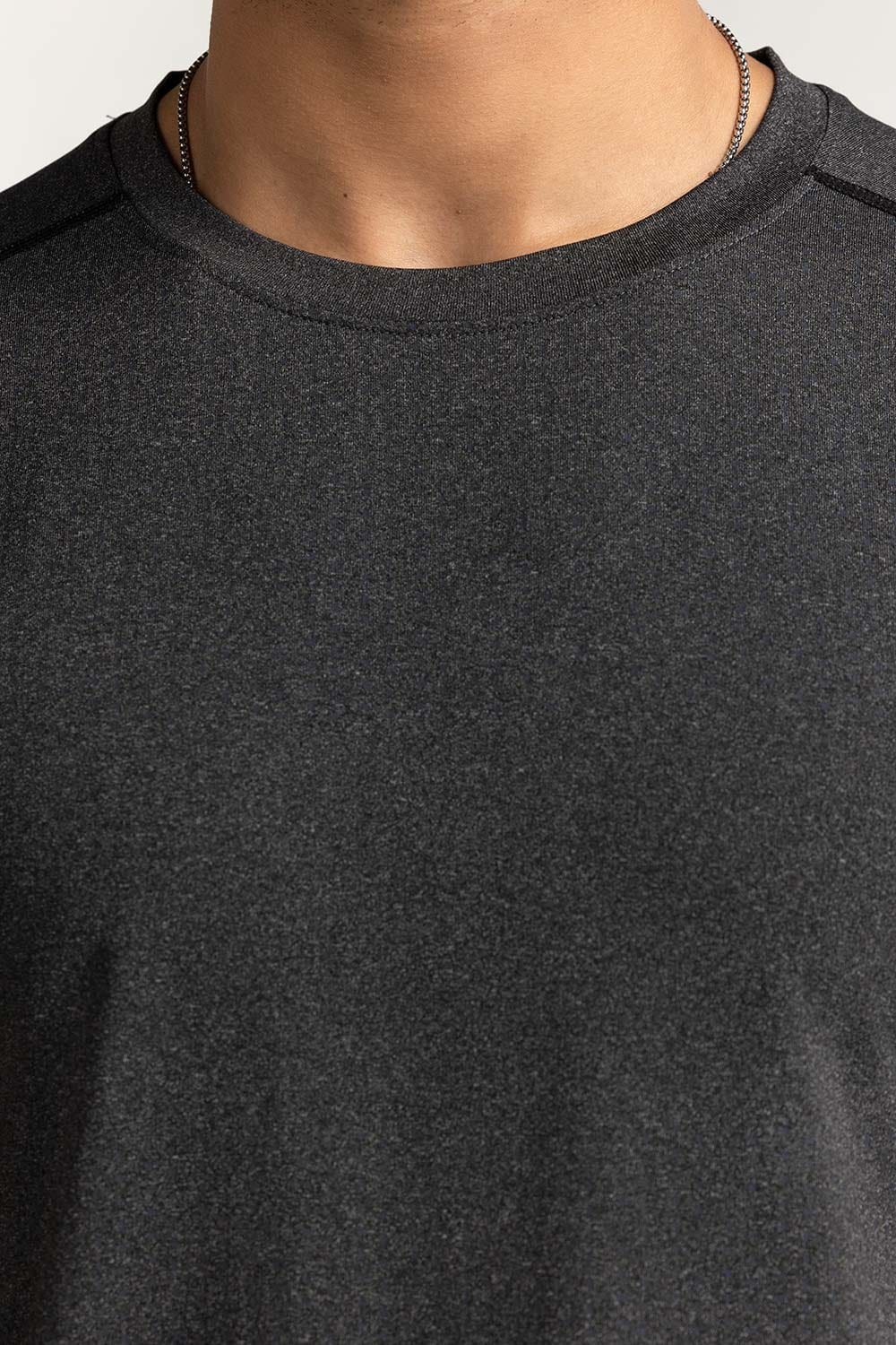 Grey Textured Tee AW-TS24-009