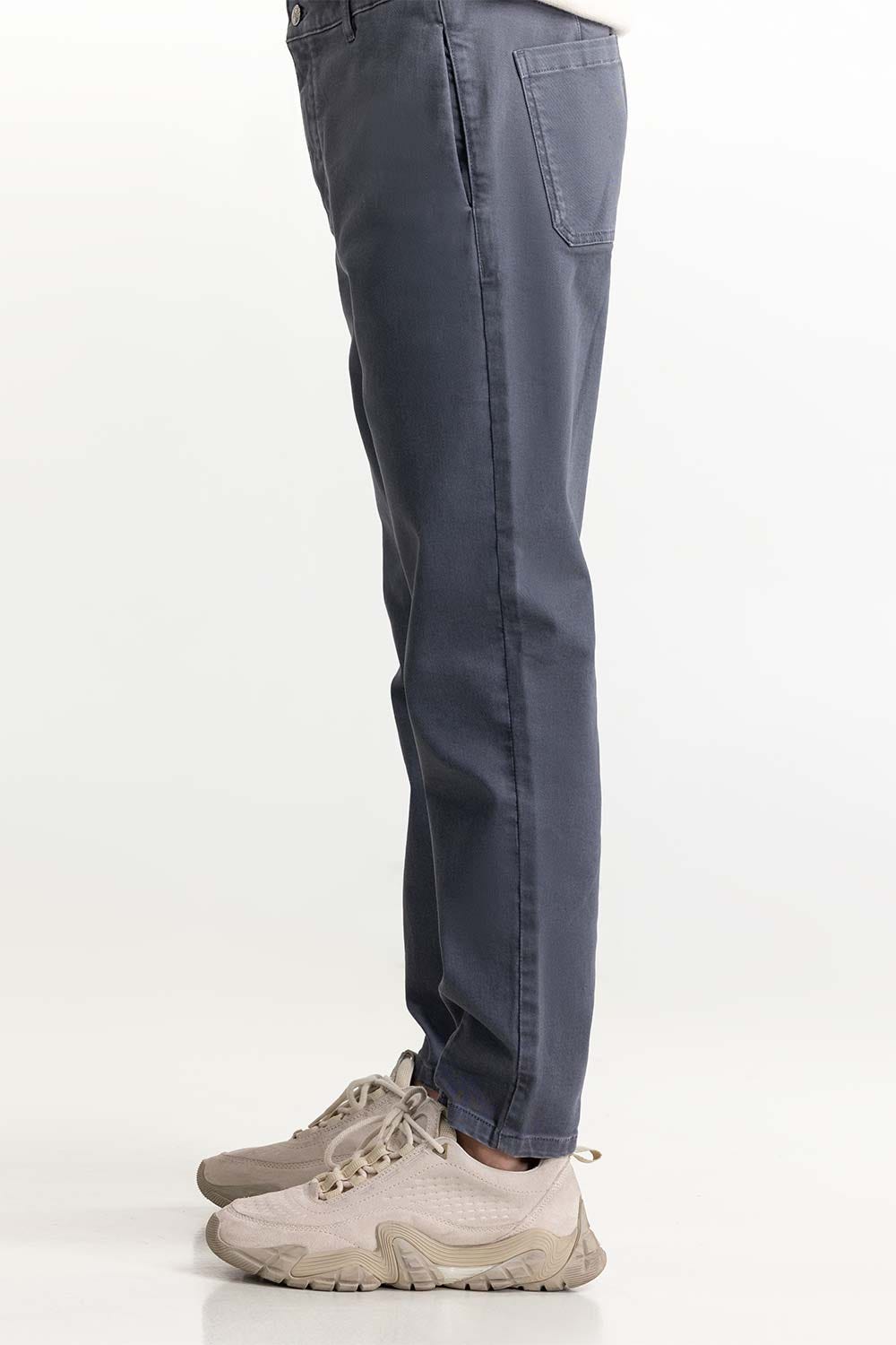 Grey Slim Fit Trouser  224-120 -313