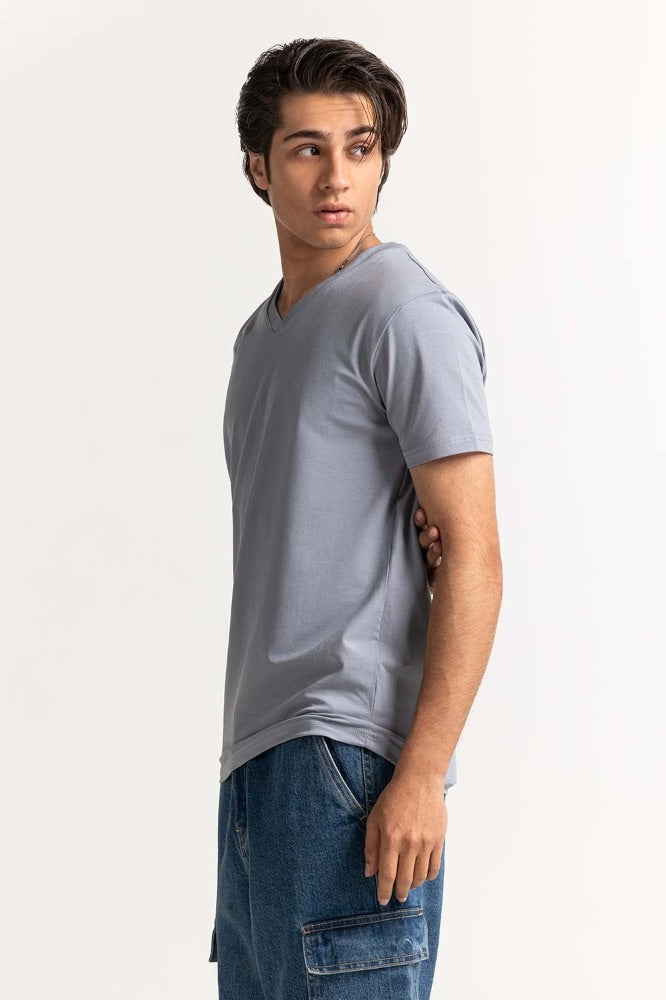 Grey Winds Basic V-Neck Muscle Tee TS-VNSJ24-032