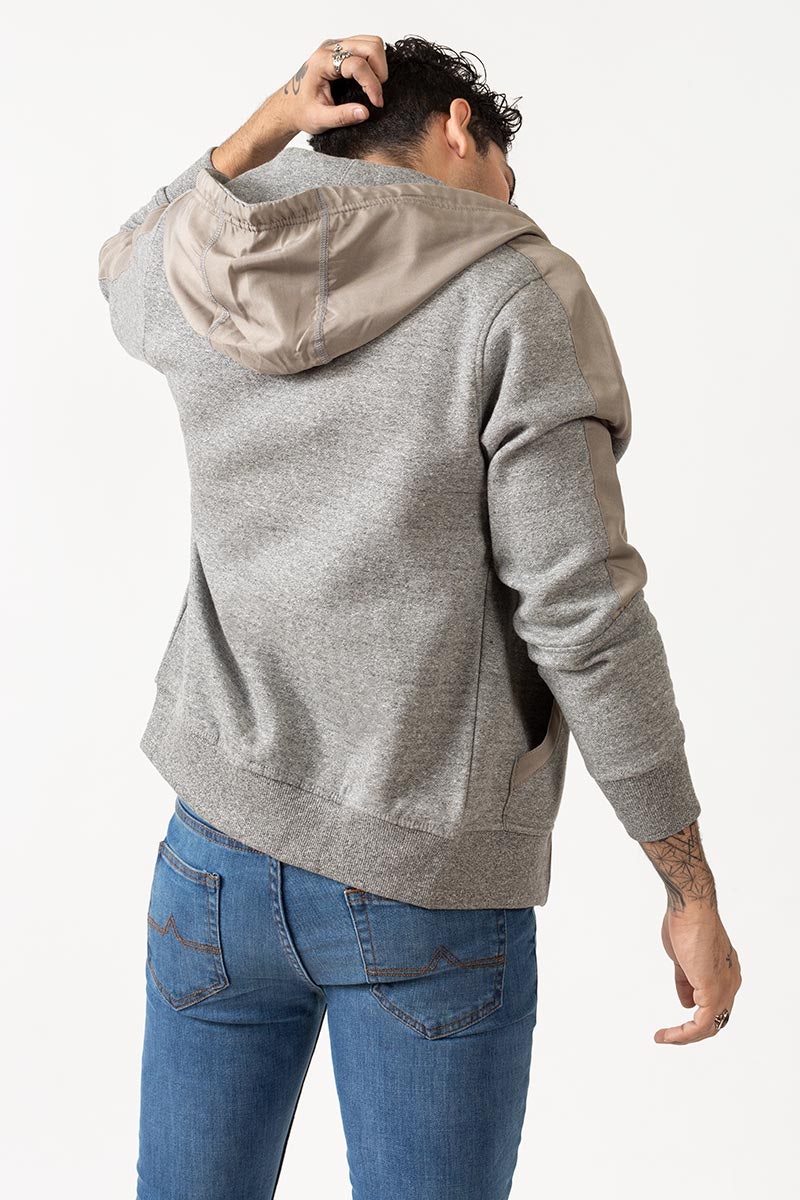 Grey Zipper Jacket - JKT-HZJ-D36-01