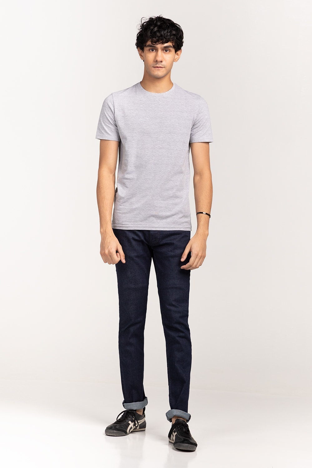 Ash-Grey Basic T-Shirt JCN-SIG-D040