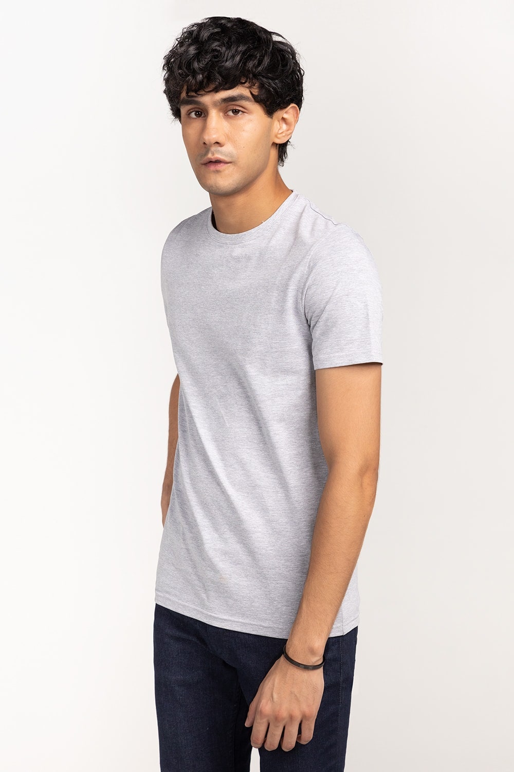 Ash-Grey Basic T-Shirt JCN-SIG-D040