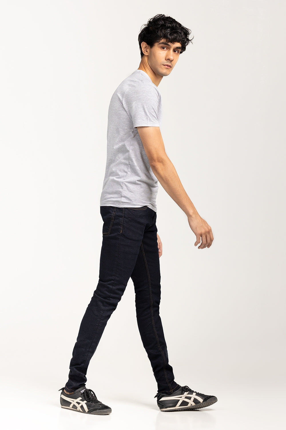 Ash-Grey Basic T-Shirt JVN-SIG-D036