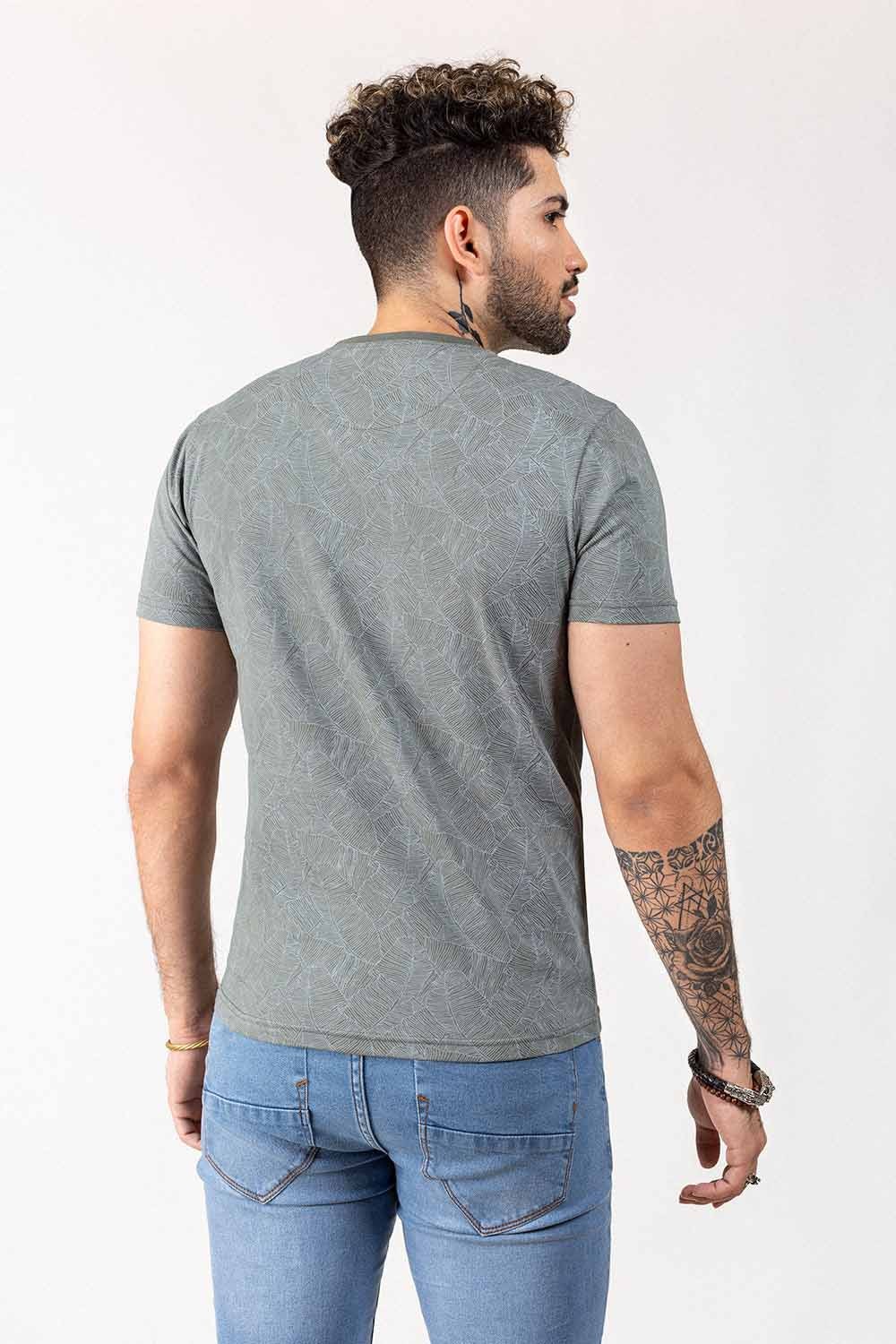 Ash Grey Printed T-shirt JCN-PRINT-06-02