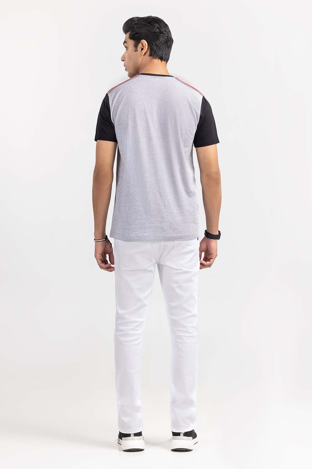 Heather Grey Fashion Tees TS-FSJ22-041