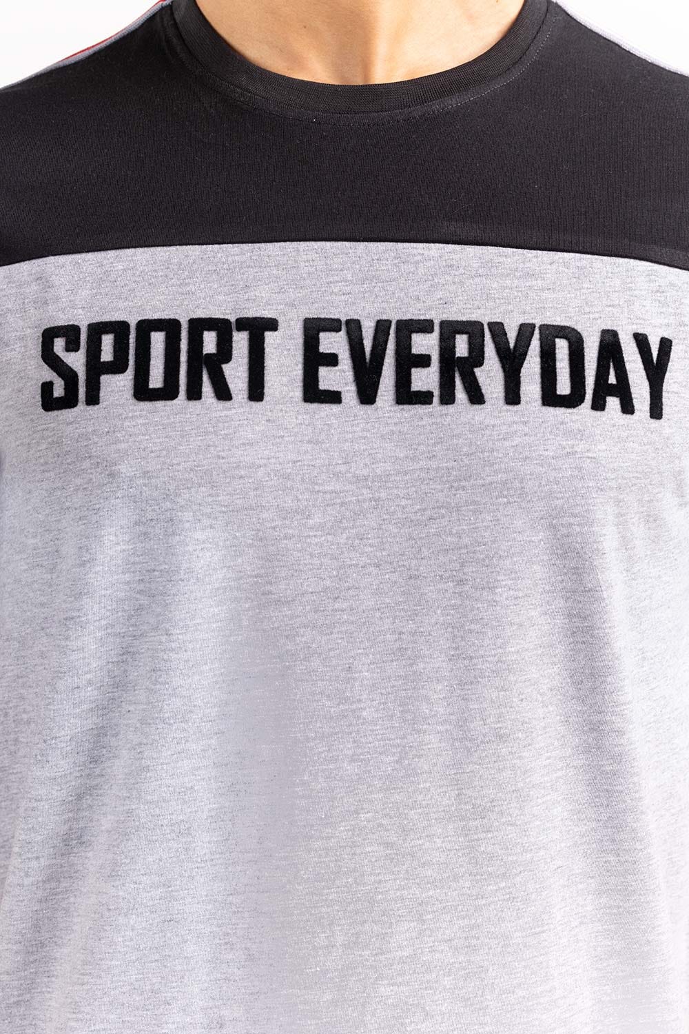 Heather Grey Fashion Tees TS-FSJ22-041