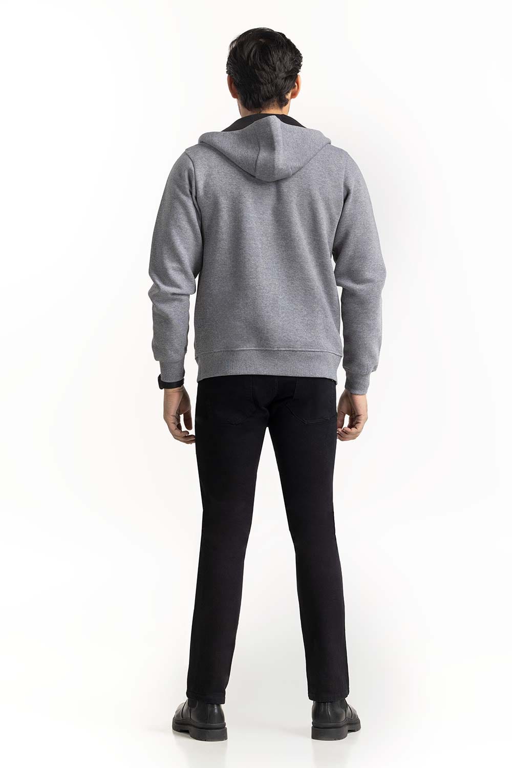 Heather Grey ZipUp Hoodie JKT-KNTHZ22-040