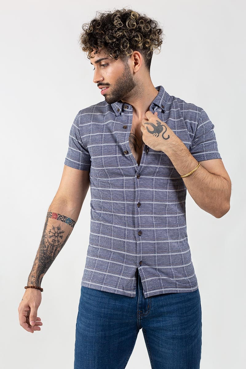 Navy Knitted HS-CS-KNIT-D04