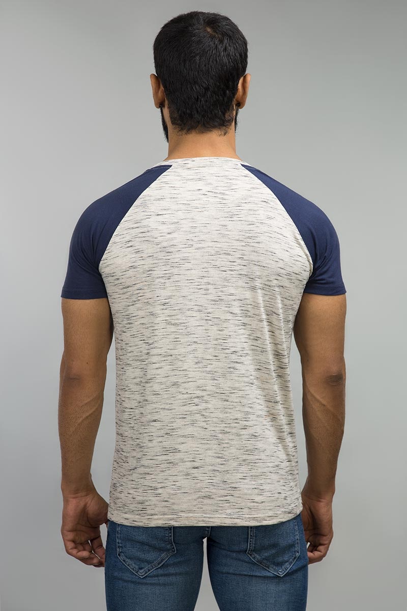 Off White Basic Henley Tee HS-HEN-SIG-D05-01