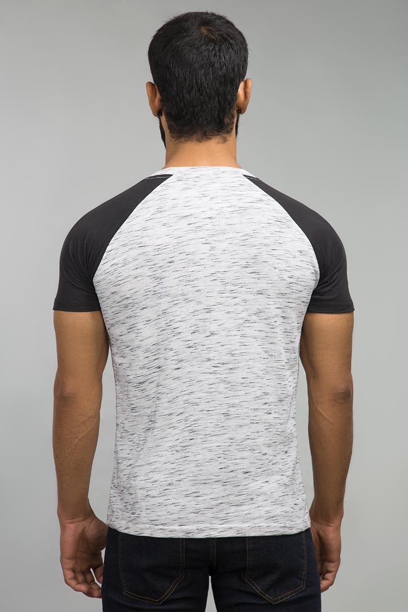 White Basic Henley Tee HS-HEN-SIG-D05-02