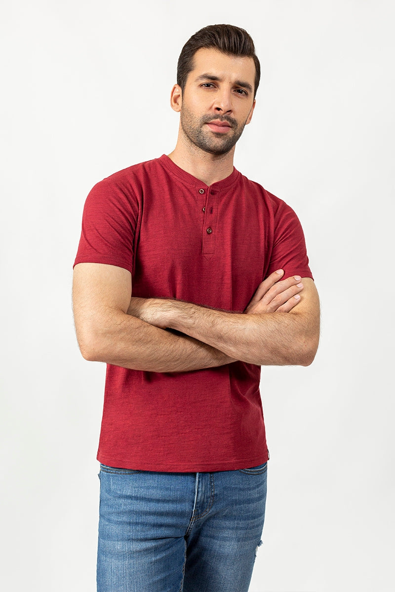 Maroon Signature T-Shirt HS-HEN-SIG-D08