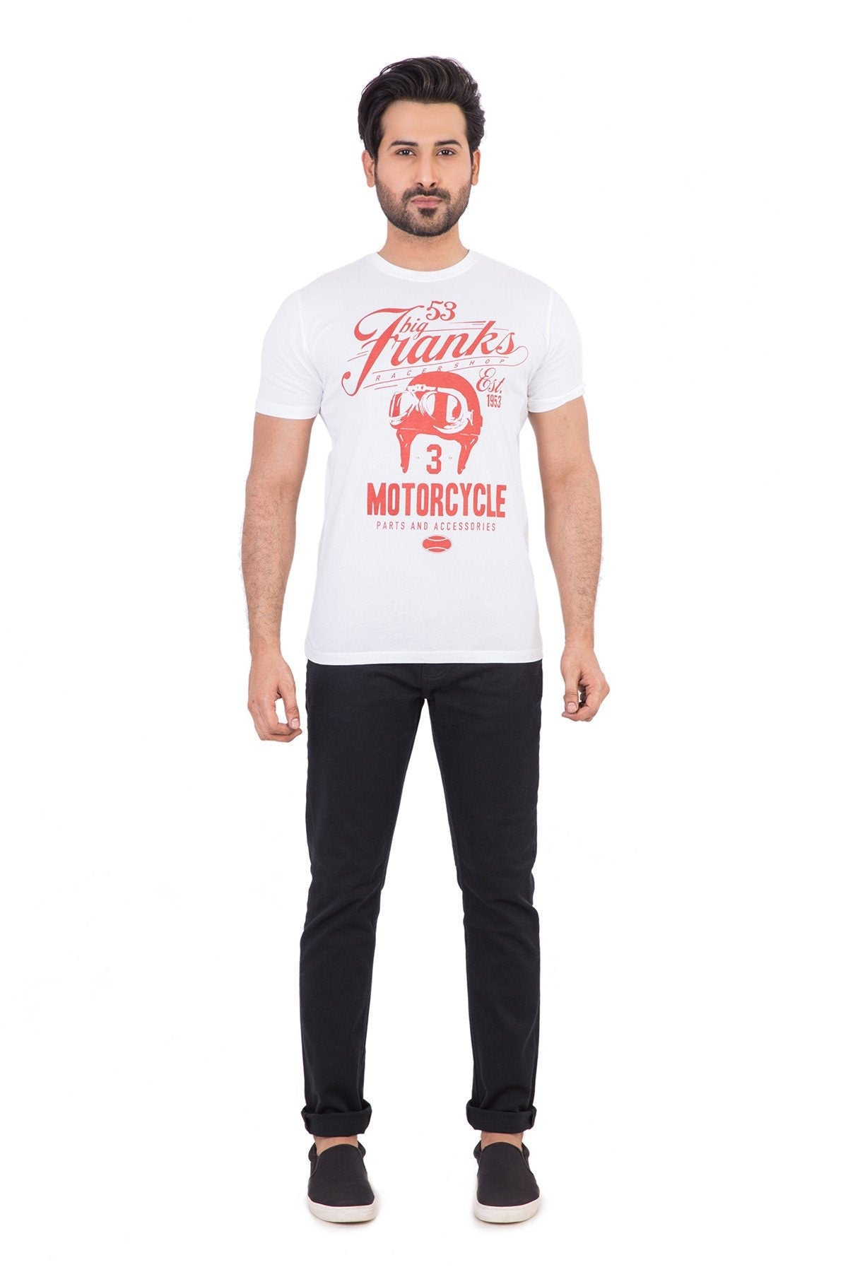 White Urban Graphic T-Shirt JGP-URB-D06