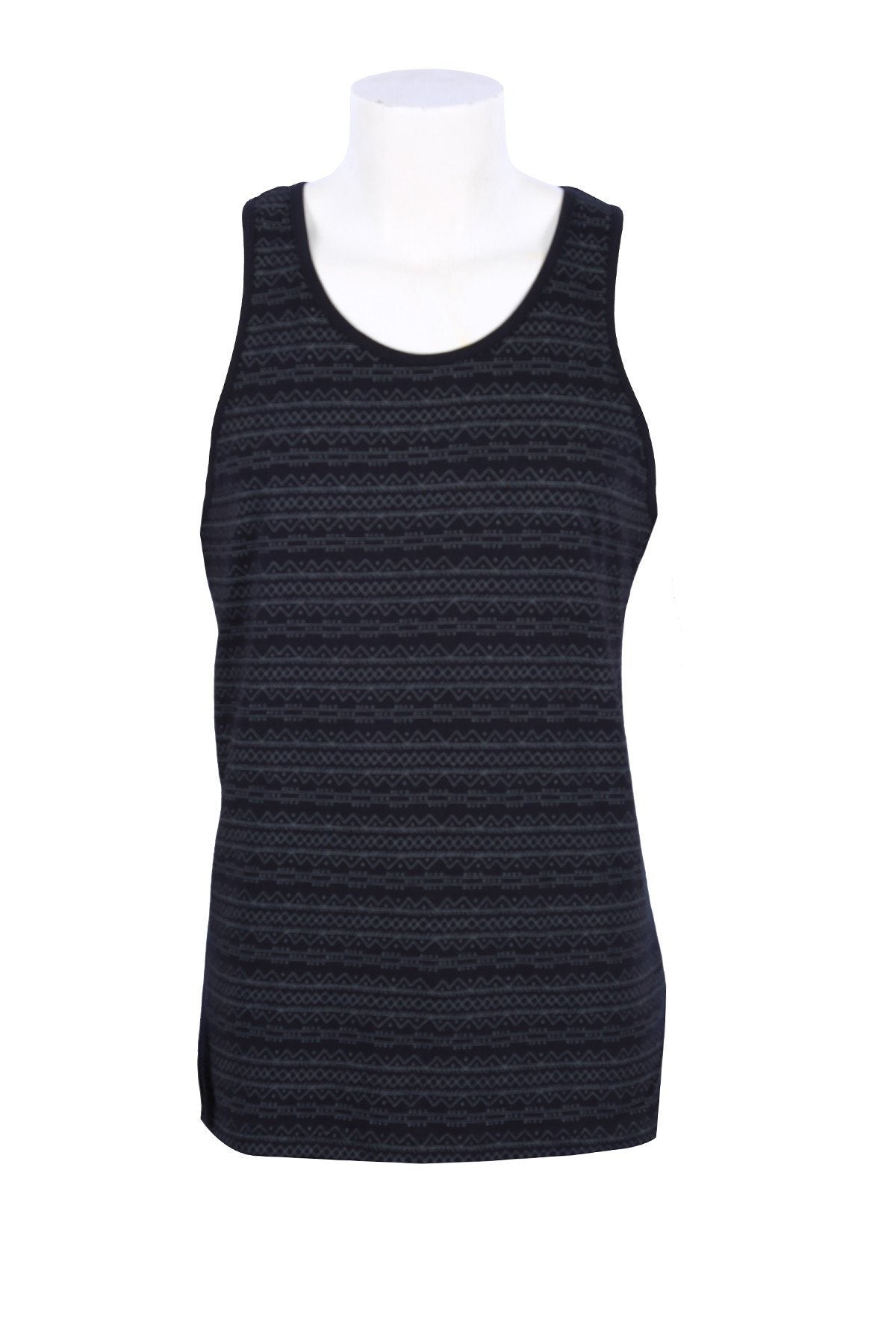 Black Casual Tank Top SJ-TNK-D02