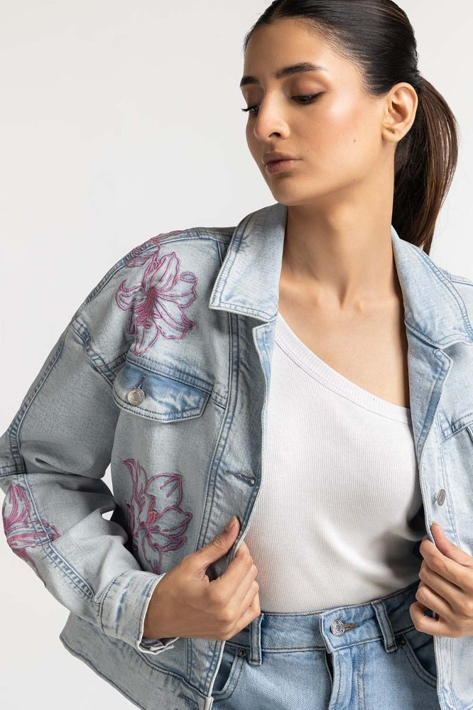 Ice Blue Basic Jacket WS-JKT-WS23-116